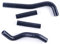 ASYXPCRH Kit tubo flessibile radiatore in silicone adatto per Hon da CRF150R CRF150 2007-2012 (nero)