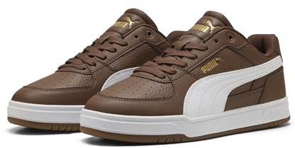 PUMA Erwachsene Caven III Sneakers 45, Chestnut Brown White Gold