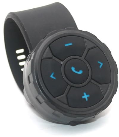 Mando a distancia con botón multimedia, kit de mando a distancia inteligente inalámbrico, controlador de teléfono, impermeable IP67, para volante de coche, motocicleta, bicicleta, batería recargable