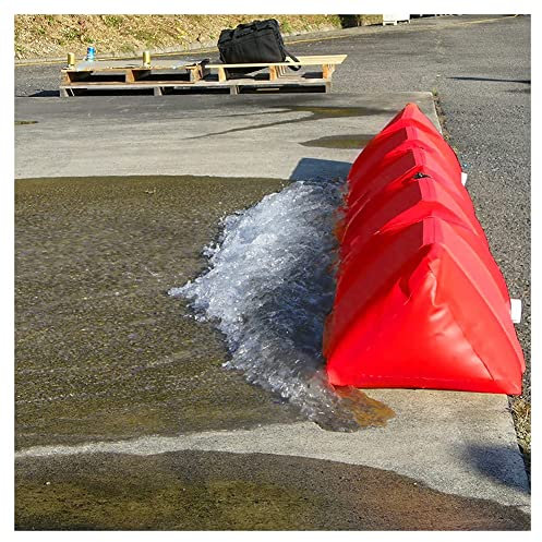 Wasseraktivierte Flutschutzbeutel – Kontrolle und Umleitung von Wasser für Türen, Garagen, Straßen und Dämme – 1 Packung