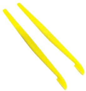 TUPPERWARE Pelapatate, 2 pezzi, pelapatate arancia (set da 2 pezzi, giallo)