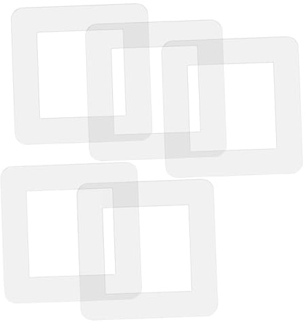 RORPOIR 5 piezas Placas Protectoras de Interruptor Luz Acrílico Transparente Cubiertas Decorativas para Pared Fácil Instalación Protección contra Suciedad para Interruptores y Enchufes