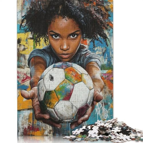Art Plays Fußball-Puzzles für Erwachsene, 500 Teile, Puzzle für Erwachsene und Teenager, Familienspiel, 500 Teile (52 x 38 cm)