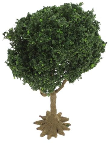 HOODANCOS Miniaturkiefer aus Plastik für Modellbahnen Weihnachtsbaum- Kompakte Landschaftsbäume für Diorama-zubehör und Spielzeugbäume