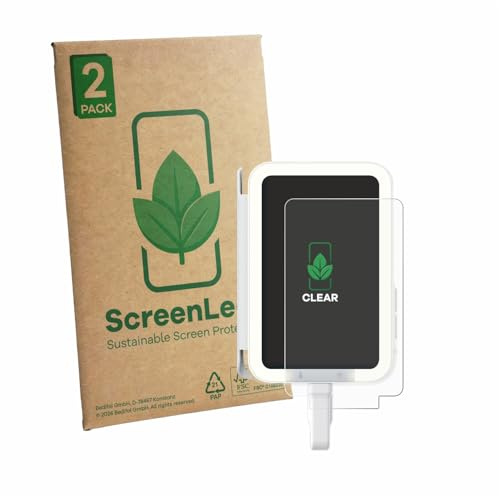 ScreenLeaf 2 Stück Schutzfolie für Insta360 Snap [nachhaltiger Displayschutz, Folie, transparent, kratzfest]