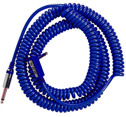 Vox VCC090SL - Cable enrollado (9 m, incluye bolsa de transporte), azul