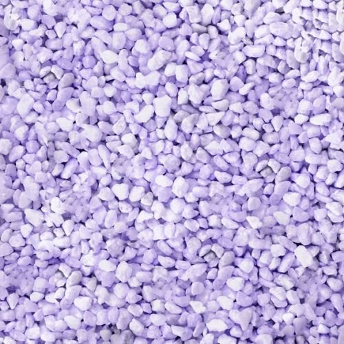 Eurosand Dekogranulat/Dekosteine (2-3 mm), 1 kg, Flieder