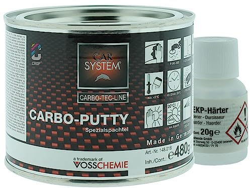 Carbo Putty Spachtel transparent 0,5 kg inkl. Härter 148.018