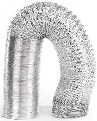 Intelmann Alu-Flexschlauch 10m Ø 200 mm + 2 Edelstahl Schlauchschellen (80 100 125 150 160 200)