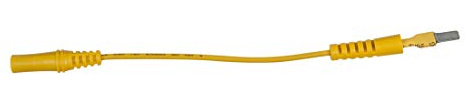 KS Tools 150.0967 4,0 mm Eingangsbuchse auf 5,0 mm Prüfadapterstecker flach (gelb)