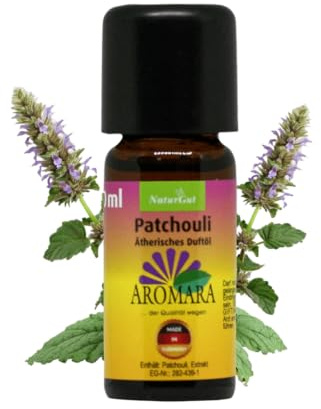 AROMARA Ätherisches Duftöl Patchouli/Pogostemon cablin 10ml reine ätherische Öle für Duftlampe Raumduft Aromatherapie
