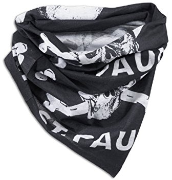 FC St. Pauli Totenkopf Funktionstuch Bandana (schwarz, one Size)