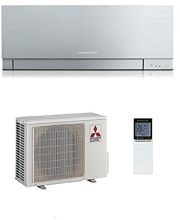 CLIMATIZZATORE MITSUBISHI ELECTRIC KIRIGAMINE ZEN 9000 ARGENTO - MSZ-EF25BVES