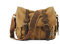 Sechunk Borsa messenger vintage in pelle militare per computer portatile