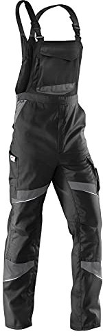 KÜBLER Workwear | KÜBLER ACTIVIQ Arbeitslatzhose | schwarz/anthrazit | Größe 54