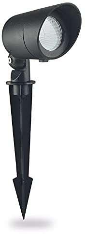LongLife LED GmbH by HK Erdspießleuchte Spot für GU10 schwarz IP64 Gartenbeleuchtung Gartenleuchte Gartenstrahler Gartenspot Außenbeleuchtung von Büschen Pflanzen kleinen Statuen (ohne Leuchtmittel)
