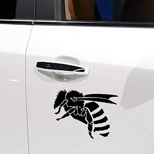 Wespe Biene Hornisse Honig Bumblebee Tattoo Spaß Aufkleber Vinyl Aufkleber 15,2 cm x 11,5 cm - Schwarz