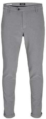 JACK & JONES Homme Jjimarco Jjconnor Akm 909 Grey Mel Noos Pantalon, Grey Melange, 34 EU