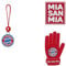 Step by Step Magic Mags FC Bayern „Torwart“, 3-teilig, 2 Magnet-Applikationen und 1 Anhänger, Fußball, MIA SAN MIA, Torwart-Handschuh, passend zum Schulranzen oder Vorschulrucksack