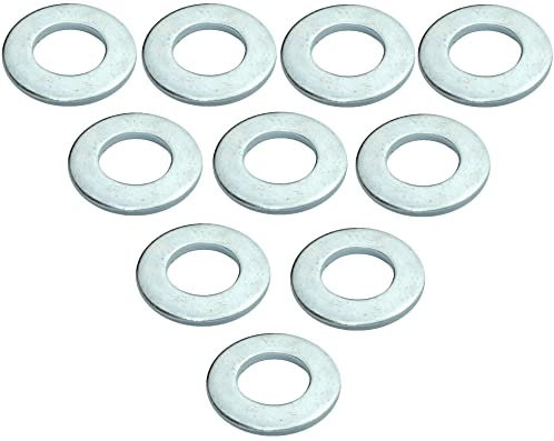 AERZETIX - C49134 - Lot de 10 Rondelles plates larges - M10 Ø20mm H 1.9mm - en acier zingué - DIN 125