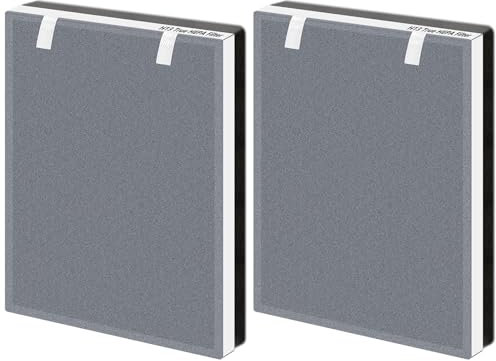 Vital 100 Replacement Filter for LEVOIT Vital 100 Air Purifier, 3-in-1 H13 True HEPA and High-Efficiency Activated Carbon Filters Set, Part # Vital 100-RF, 2 Pack