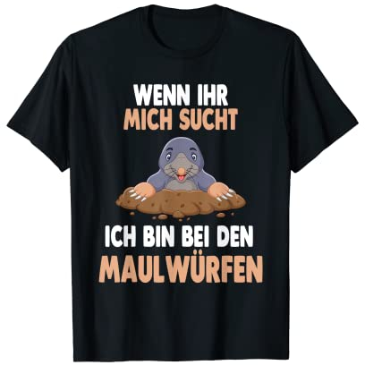 Wald Wildtier Maulwurf T-Shirt
