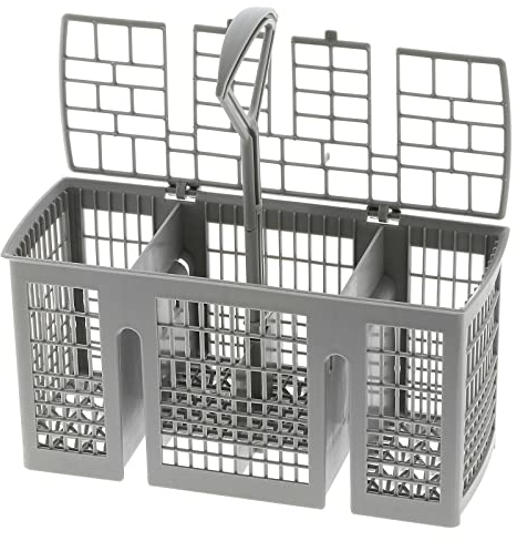 Masterpart Dishwasher Cutlery Basket Slimline Universal Compatiable with Hotpoint Bosch Whirlpool All Makes Grey