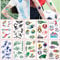 10 Sheets Football Temporary Tattoos Stickers with Personalised Football Figures for Football Fans,Temporary Transfer Tattoos for Sport Theme Party Boys Birthday Party Football World Cup Decoration