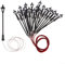 AIDNTBEO 10 Stück H0 TT LED-Straßenlaterne Beleuchtung Lampe Park Modell Eisenbahn Zug 00 Neues Modell Außenlampe Hoflicht LED