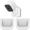 2 Pack Wall Mount Fit for Blink Mini Camera, Window Mount with Strong Adhesive Tape Holder Stand Fits for Blink Mini Indoor Camera, Easy to Install, No Screws Bracket Stand,White Tape