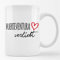 huuraa Kaffeetasse Fuerteventura verliebt Geschenk Tasse Weiß 330ml Fuerteventura Geschenkidee