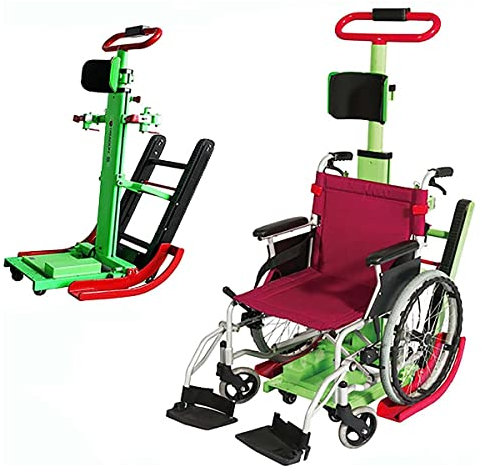 JODAIS Carrello Manuale Pieghevole Elettrico, Carrello per Scale saliscendi con 4 Ruote, montascale Mobile motorizzato, Carrello Manuale per Scale per apparecchi Pesanti in Movimento, a Batteria