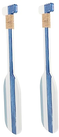 GOOHOCHY 2 Pz Pagaia Per Decorazione Murale Remi Sospesi Sul Muro Trasporto Marittimo a Casa Room Decor Arredamento Per La Casa in Stile Spiaggia Regali Nautici Mare Mini Di Legno Cintura