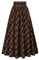 Weihnachten Mittelalter Rock Rockabilly Swing mit Taschen Winter Plaid Skirt Gelb Schwarz Plaid S