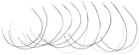 Tyenaza 10 Stück G4-Lampenfassung, MR11-Sockel, LED-Halogen-Keramik-Lampenfassung, Bi-Pin-Stecker-Adapter Für Glühlampen, Niederspannung, 12 V, 30 cm Kabel