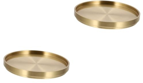 2 Pièces Tapis De Tasse À Thé en Laiton - Dessous De Plat Isolant pour Tasses À Café Et Thé Chaud - Accessoire Élégant pour Maison Et Décoration