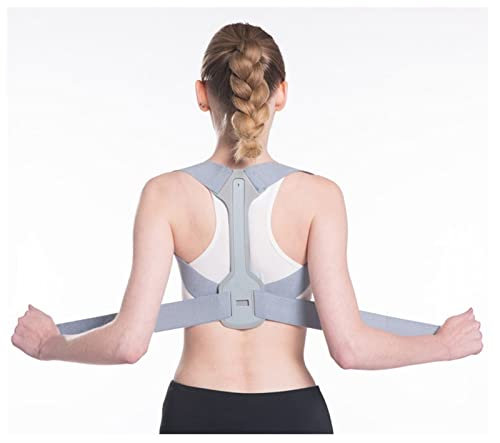 Rückenkorrektor, verstellbarer Haltungskorrektor, Rücken, Schulter, gerade, orthopädischer Stützgürtel für Schlüsselbein, Wirbelsäule, Rückenstütze, Unisex, Gesundheit und Entspannung (Farbe: C,