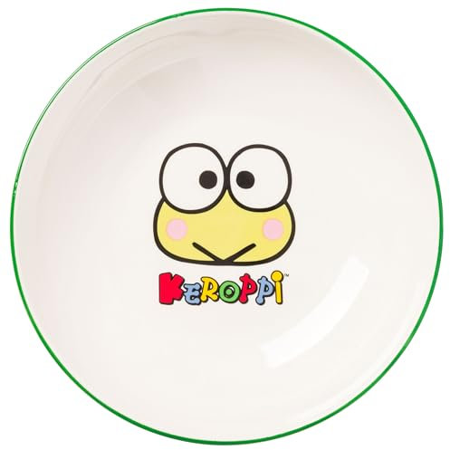 Silver Buffalo Hello Kitty and Friends Keroppi Face Name 22,9 cm Coupe Keramik Dinner Bowl