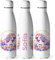 Zumo Digital Botella de Agua Personalizada Niña, Botella Unicornio Acero Inoxidable Doble Pared 500ml Libre de BPA, Regalos Personalizados con Nombre (Unicornio 4)