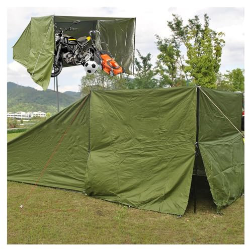 YSMSMZJK Garage Moto con Tessuto Ombreggiante Rimovibile Casetta da Giardino per Mobili da Giardino, Biciclette, Moto Ricovero Attrezzi Box Biciclette da Esterno