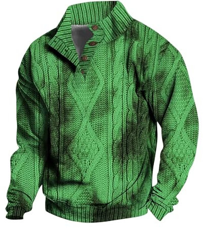 Black T Shirt Mens Tracksuit Work Fleece 2024 Gift Men's Casua Fashionable Loose And Trendy 3D Printed Long Sleeved Hooded Sweatshirt Fleeces For Men (Green, XXXL)