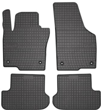 Wielganizator SolidPRO Gummimatten passend für Volkswagen Beetle (2012-2019) | Qualität: Premium - Genaue Passform, rutschfest 4-teilig Fußmatten- Schwarz