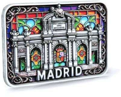 Iman de Madrid, iman Nevera madrileño, Puerta de Alcala, Oso y madroño, Cibeles, Metro de Madrid, Gran Via, monumentos