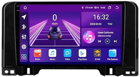 TXBZQKJ Navigazione GPS per Auto Android 11 per Citroen C3 2022 2023, 9 Touchscreen IPS ad Alta Definizione Multimedia GPS Navigation BT Chiamate in Vivavoce,V1 PRO