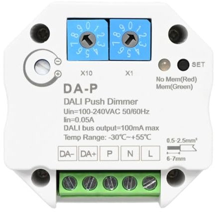 DALI LED Dimmer DA-P AC 110V 220V 230V mit Push Dimmfunktion