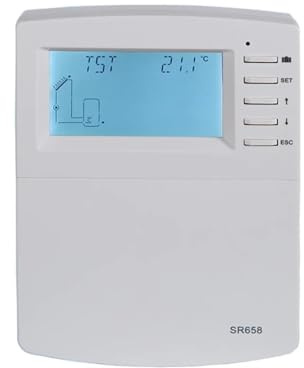 Steuerung For Solarwarmwasseranlagen – For Röhrenkollektoren, Mit Schwimmbadthermostat, Pumpendrehzahlregelung Und Wärmetauscher