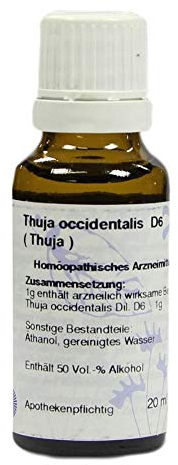 THUJA D 6 Dilution 20 ml