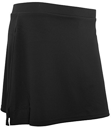 Spiro Ladies/Womens Windproof Quick Dry Sports Skort (S) (Black)