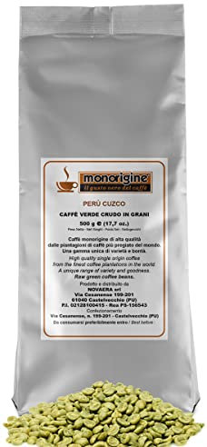Caffè Verde in Grani Perù Cuzco 500 gr - Caffè Monorigine Arabica 100%