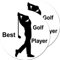 GreenIT 10cm Aufkleber Sticker Golfer Golf Spieler Golfsport Best Player (2)